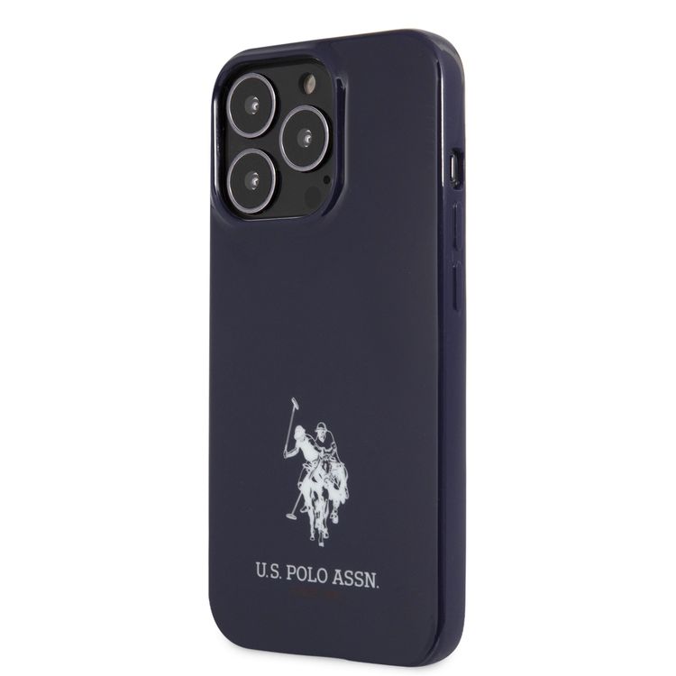 CG MOBILE U.S. Polo Assn. Full TPU Mini Horses Logo USPA Compatible for iPhone 13 Pro (6.1") Drop Resistant, Easy Access to All Ports, Anti-Scratch