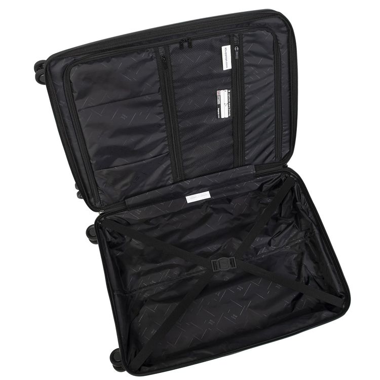 it luggage Momentous Small 21" Luggage, 8 Wheel Spinner, Telescopic Extendable Handle, Combination Lock, Polypropylene Material - German Red
