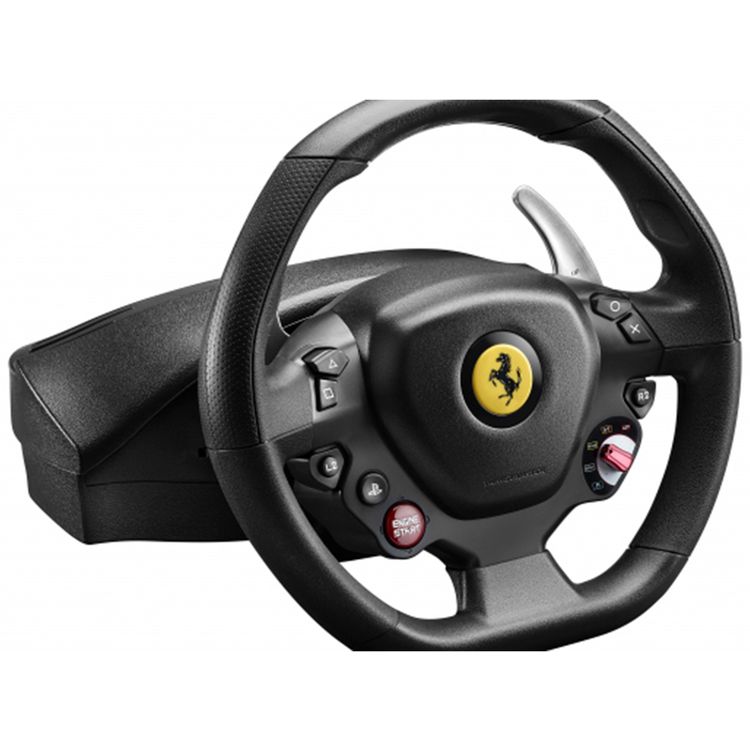 Thrustmaster T80 Ferrari 488 GTB Edition Racing Wheel + Pedals for PS4 - Black