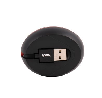 Budi 3 in 1 Magnetic Cable - Black