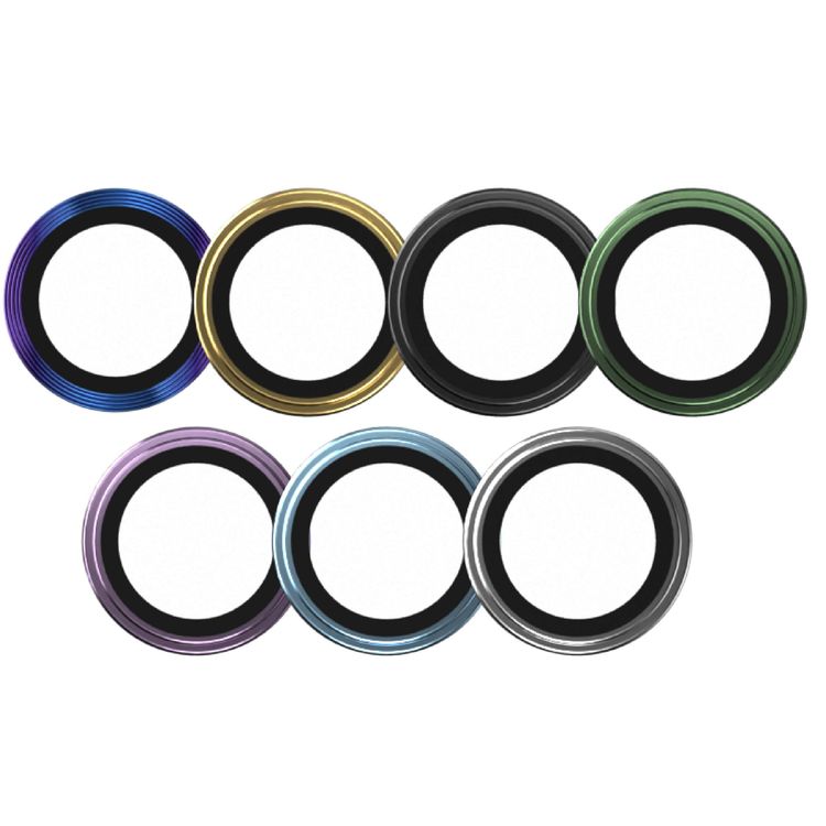 Devia Peak Series Camera Lens Protector (3pcs) for iPhone 14 Pro / 14 Pro Max - Gold