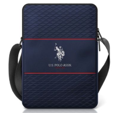 USPA Tablet 8" Bag Textured Pattern - Navy