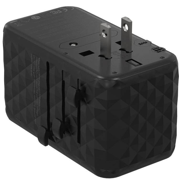 Powerology 4-Port Universal GaN Super Charger - Black