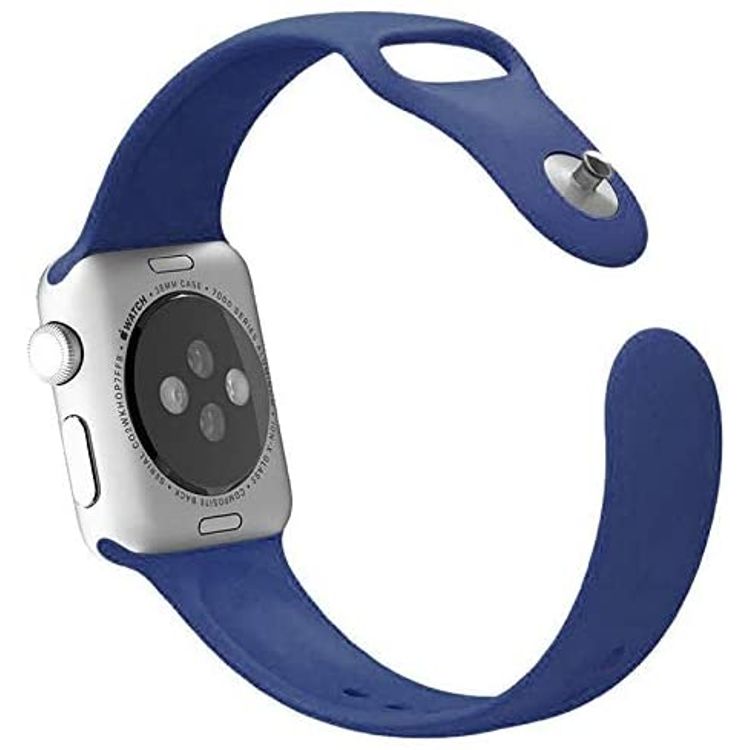 Porodo iGuard Silicone Watch Band Compatible for Apple Watch 38/ 40/ 41mm -Cobalt