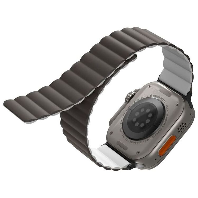 حزام مغناطيسي قابل للعكس من Uniq Revix لساعة Apple - أبيض