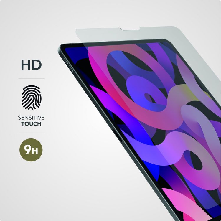LEVELO Laminated Crystal Clear Tempered Glass Screen Protector Compatible for iPad Air 4th Gen 10.9" (2020) Sensitive Touch, Anti-Scratch, Shock Absorption Protector - Clear