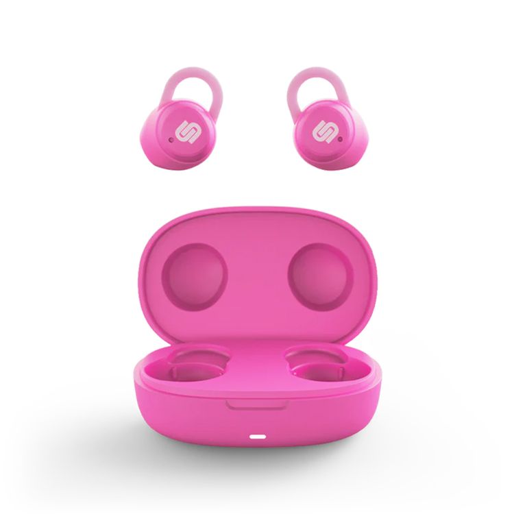 Urbanista Lisbon True Wireless Earbuds, Touch Controls, Compact Size, Siri and Google Voice Assistant, Up to 27 Hours Playtime, 2 Bluetooth Class, ≤10 m Bluetooth Range - Blush Pink