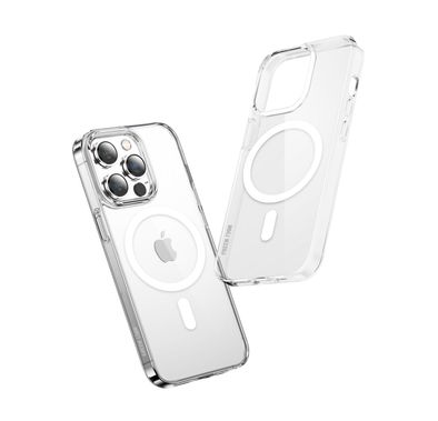 Green Lion 360° MagSafe Clear Case for iPhone 14 Pro Max, Precise Cutouts, Shock-Proof, Anti-Scratch, Full Edge Protection & Camera Protection - Clear