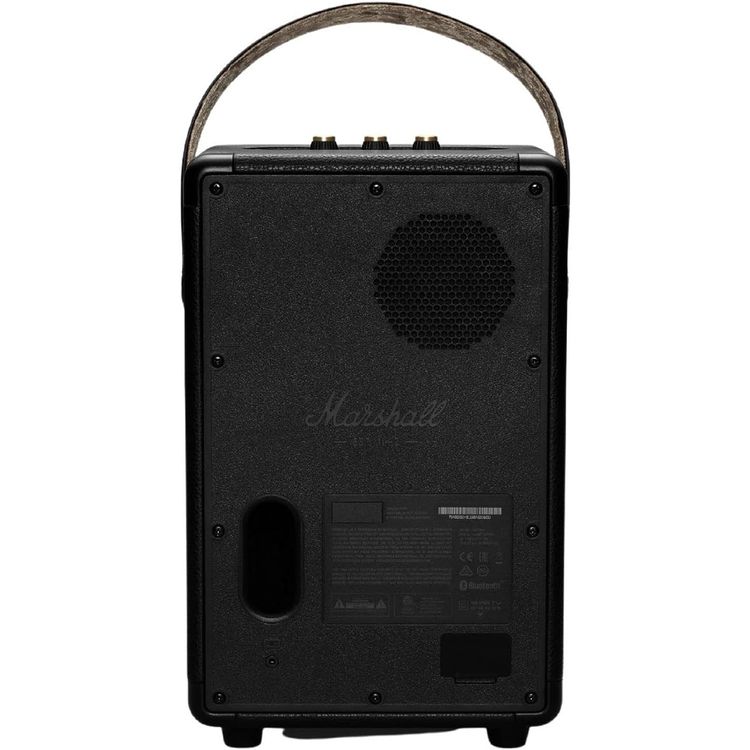 Marshall Tufton Portable Wireless Waterproof Bluetooth Speaker, Water Proof, True Stereophonic ( 360° Sound ), Fast Charge, 20 Hours Play Time, 2.5 Hours Charging Time, 10m Bluetooth Range - Black / Brass