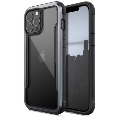 X-Doria Raptic Shield Pro Case with Sleek Design Compatible for iPhone 13 Pro Max (6.7") Durable Aluminum Frame, Easy Access to All Ports, 10ft Drop Tested, Shock Absorbing
