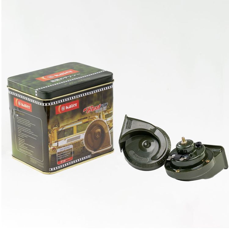 بوق سيارة Kaier T10، مقاوم للماء، 12 فولت، 115 ديسيبل، نغمة مزدوجة