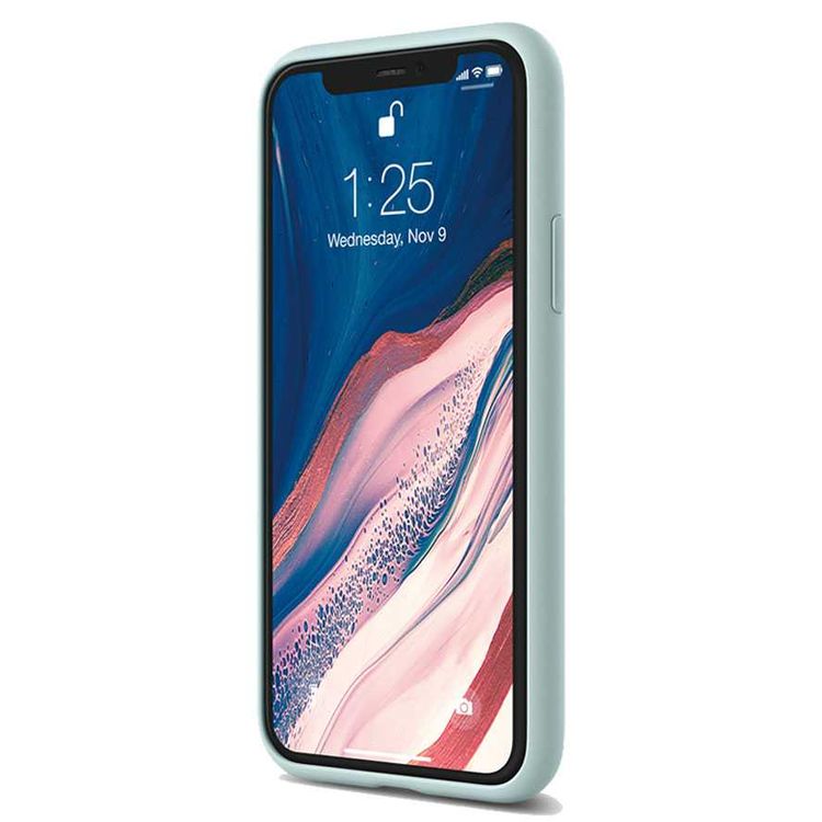 Elago Silicone Case for iPhone 11 Pro, Full Protection, Slim & Lightweight, Anti-Fingerprints, Dirt & Scratch Proof, Raised Lip for Camera & Screen Protection - Baby Mint