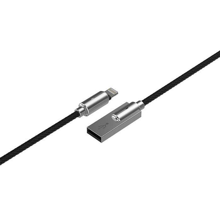 Devia Storm Zinc Alloy Lightning Cable 1M 2.1A - Black