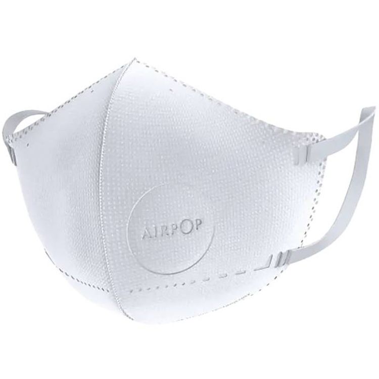 Airpop Pocket Reusable Kids Face Mask with 4 Pieces per Pack, 4-Layer Filter Face Covering, Up to 40 Hours of Wearability, 3D Structure, Soft Ergonomic Foam Seal, 99.3% Particle Filtration & 99.9% Bacterial Filtration - White