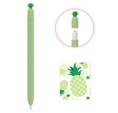 AhaStyle Summer Pineapple Molding Case Suitable for Apple Pencil 2nd Generation, Premium Silicone material, Unique Design and Durable Compatible with Apple Pencil 2nd Gen