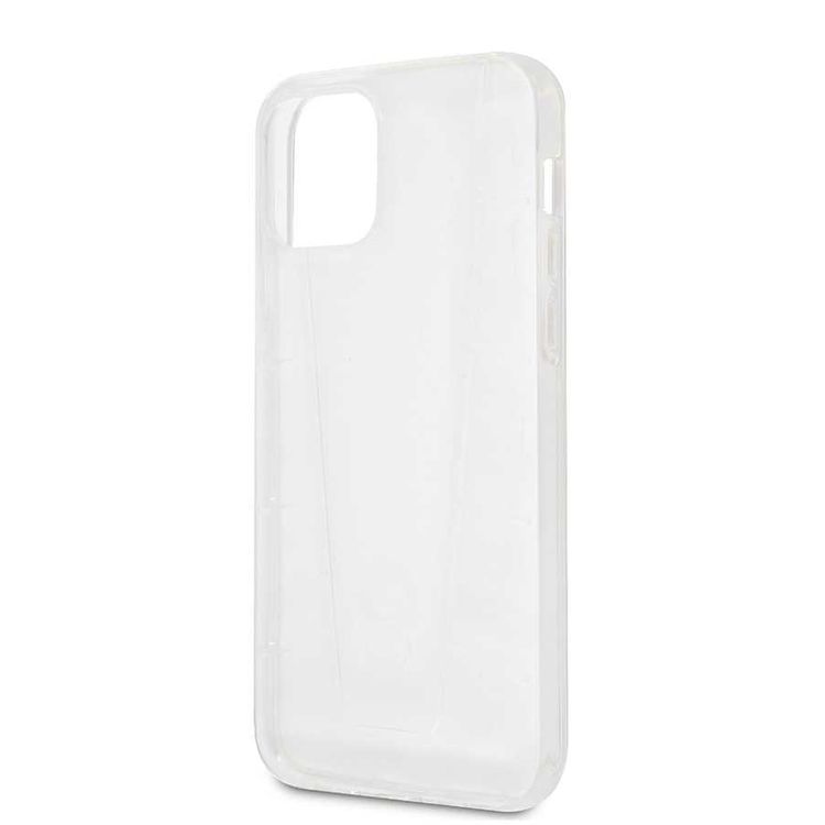 CG Mobile Mercedes-Benz Transparent Case Embossed 2 Compatible for iPhone 12 / 12 Pro (6.1") Shock & Scratch Resistant, Easy Access to All Ports - Clear