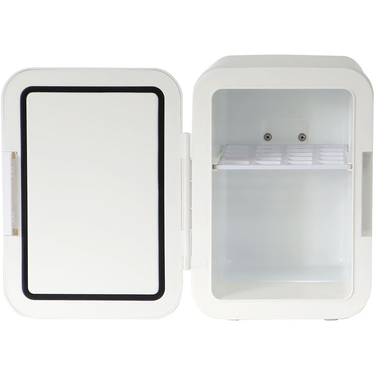 ثلاجة مستحضرات التجميل ميني Ecochill من Porodo Lifestyle بسعة 4 لتر، مصنوعة من مادة PP، بتصنيف طاقة 18-28 واط، تشغيل هادئ جداً، قوة تبريد سريعة - لون أبيض