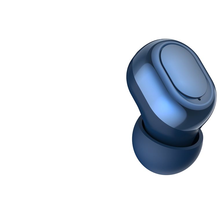 Green Lion Mittersill True Wireless Earbuds with ENC, Up to 6 Hours Playtime, IPX5 Waterproof Resistance Level, Bluetooth Version 5.4, Up to 10m Transmission Range, Type-C Charging Port, Dual-Microphone, Strap Included - Blue