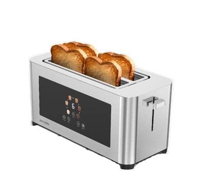 Porodo Lifestyle 4-Slice Digital Pop Up Bread Toaster, St...