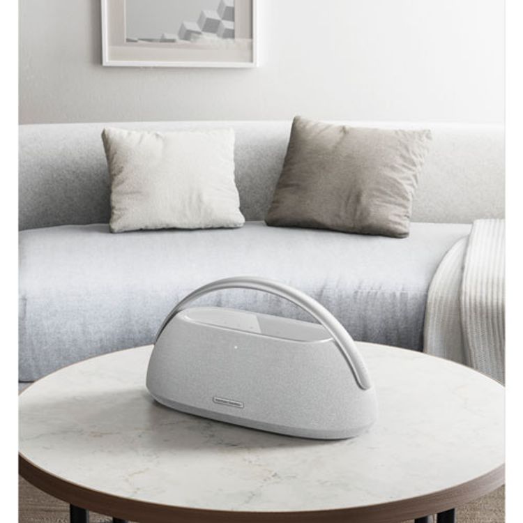 Harman Kardon Go Play 3 Portable Bluetooth Speaker with Superior Sound, Type-C USB Port, Up to 8 Hours Music Play Time, 3 Hours Charging Time, Bluetooth Version 5.2, Built-in Battery - Gray