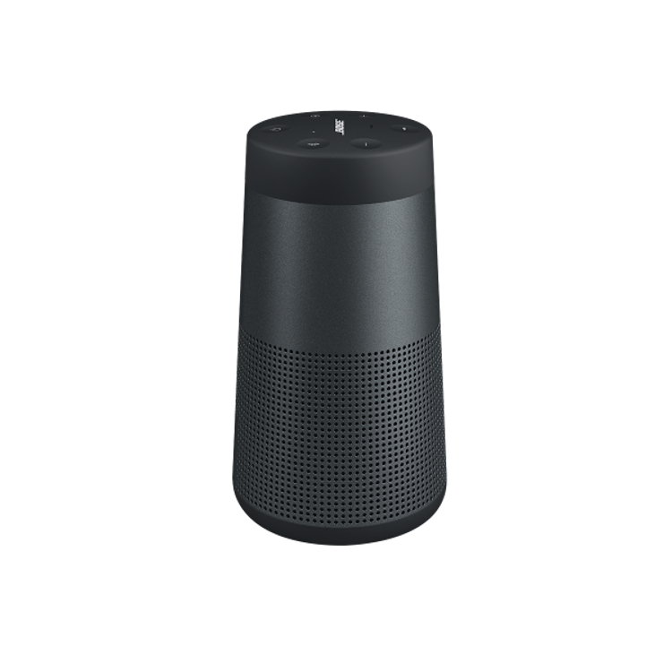 Bose Portable Wireless Bluetooth Speaker SoundLink Revolve, Water Resistant Feature, Grabbable Speaker, 12-hours Battery Life - Black