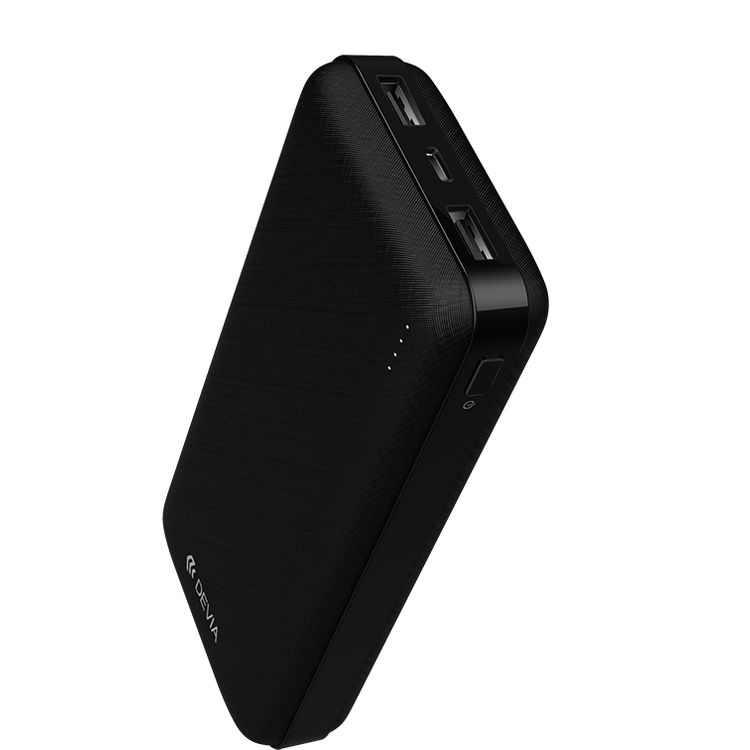 Devia Kintone Series 2A Portable Charger Power Bank (20000mAh) - Black