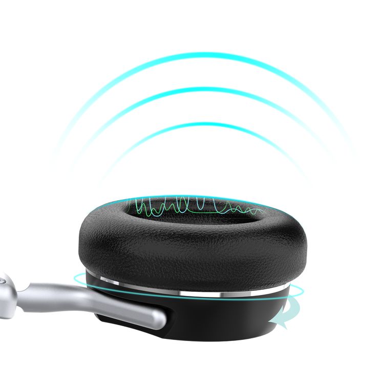 Green Lion Oslo Series Wireless On-Ear Headphones Built-in HD Microphone, Comfort & Durability Ergonomic Design Gaming Headset, Wireless Sound, 17-hours Talk time - Black