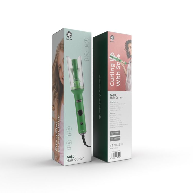 Green Lion Auto Hair Curler - Green