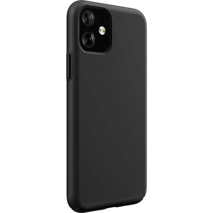 Devia Nature Series Silicone Case Compatible with iPhone 11, Made with Premium Liquid Silicone, Full Protection, Anti-scratch, Shockproof, Stains-Resistant, Lightweight - Black