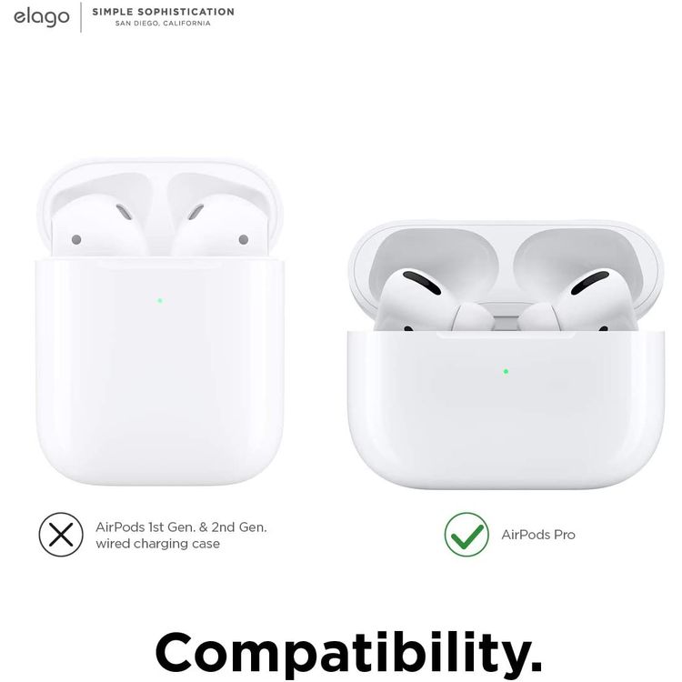 غطاء Elago Airpods Pro Earbuds Plus مع أطراف مدمجة (6 أزواج)