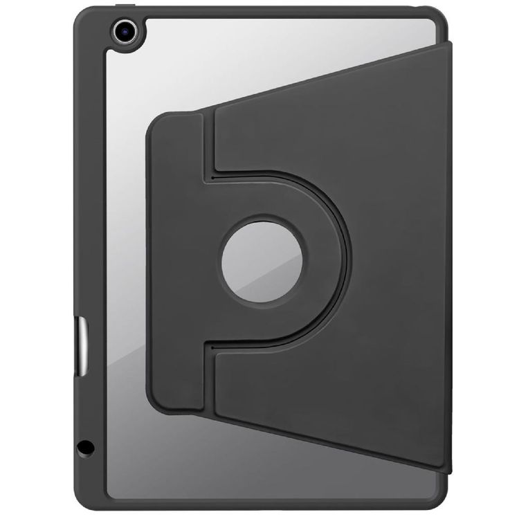 Green Lion Transparent Folio Case For iPad 10.2 7/8/9, Powerful Magnet, Auto Wake Up - Black