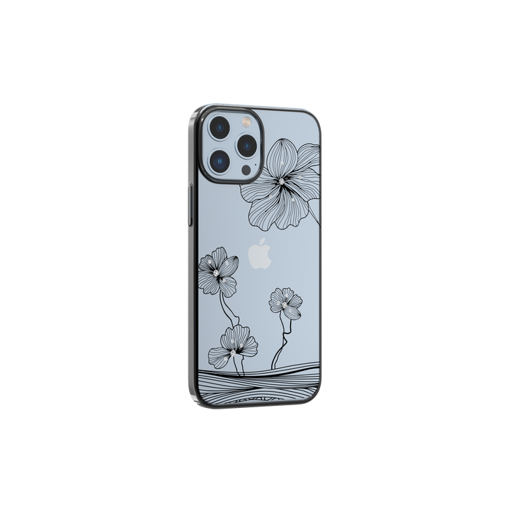 Devia 355462-GBK Crystal Flora Series Case for iPhone 13 Pro Max ( 6.7  ) - Gun Black