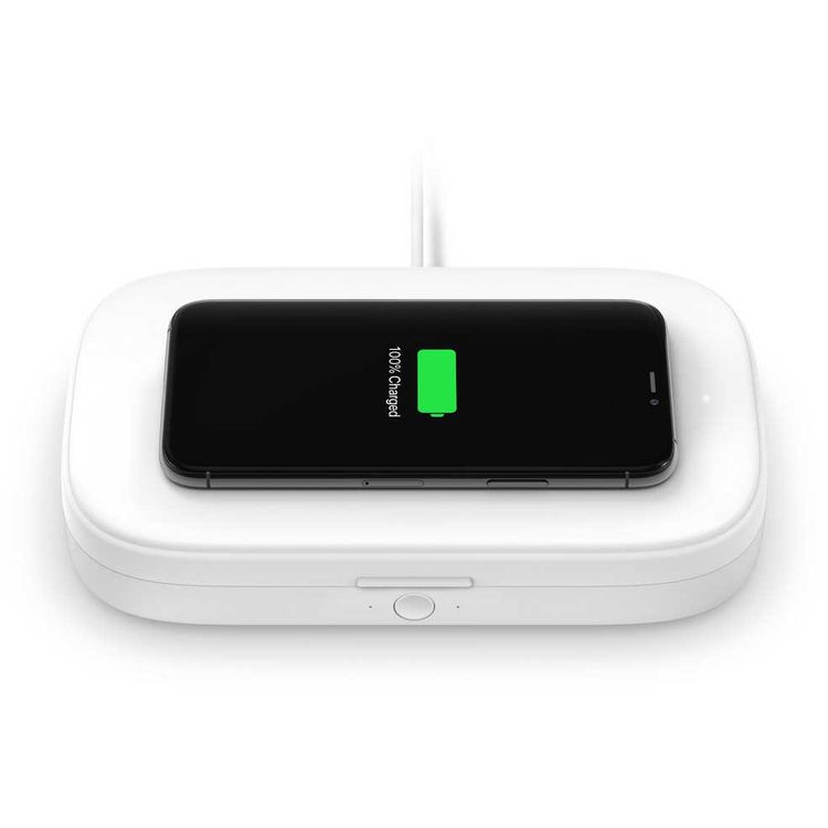 Belkin  BOOST CHARGE™ 10W Wireless Charger with UV Sanitizer - White_x000D_