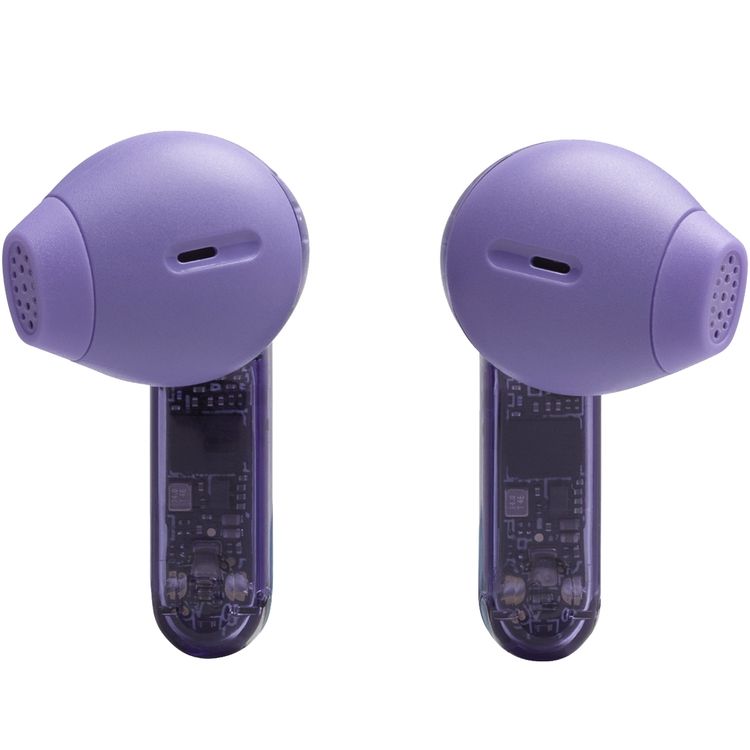 JBL Tune Flex 2 Earbuds with JBL Pure Bass sound, JBL Headphones App, 48 Hours Battery Life, 2 Hours Charging Time - Ghost Purple