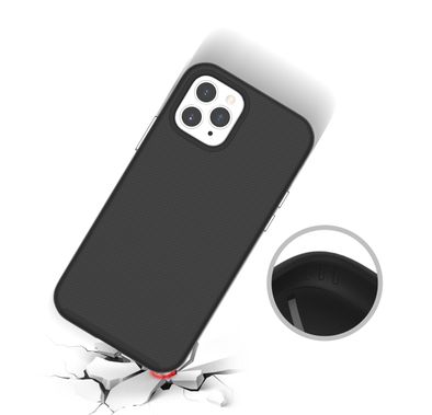 Devia KingKong Series Case Compatible for iPhone 12 Pro Max (6.7") Double Layered Cover, Soft Interior Material, Scratch Resistant, Shockproof Drop Protection Back Cover - Black