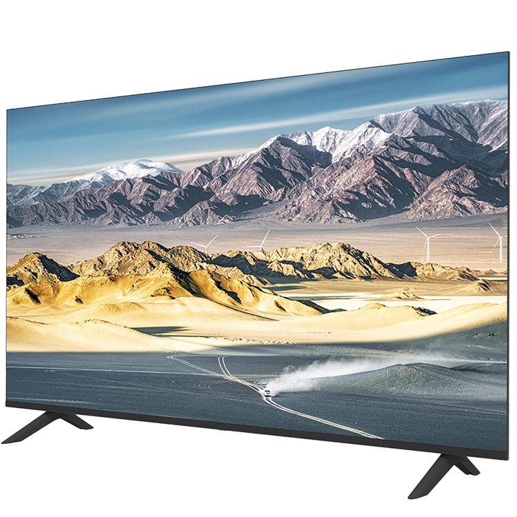 Powerology Android Smart TV 65" with HDR Support, 3 HD Inputs, 1.5GB RAM Memory Size, YouTube, Netflix, & Shahid Support, 4K Ultra HD - Black