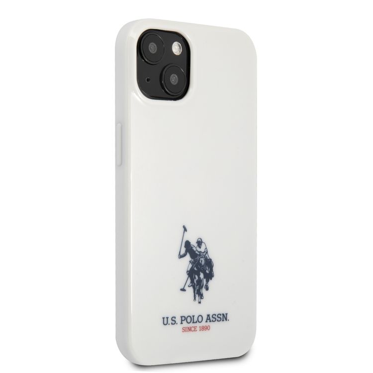CG MOBILE U.S. Polo Assn. Full TPU Mini Horses Logo USPA Compatible for iPhone 13 (6.1") Drop Resistant, Easy Access to All Ports, Anti-Scratch