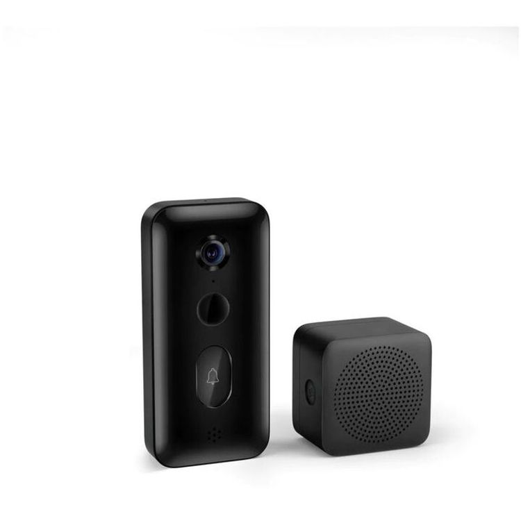 جرس الباب الذكي Xiaomi 3 بدقة 2K | أسود
