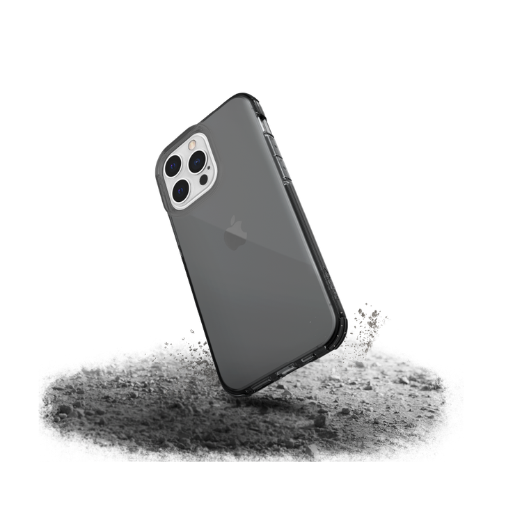 X-Doria Raptic Clear Case with Sleek Design Compatible for iPhone 13 Pro Max (6.7") Anti-Scratch, Easy Access to All Ports, 6ft Drop Tested, Shock Absorbing Rubber Protection Back Cover Suitable with Wireless Charging