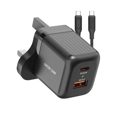 Green Lion Ultra Compact GaN Wall Charger with Dual USB-C...