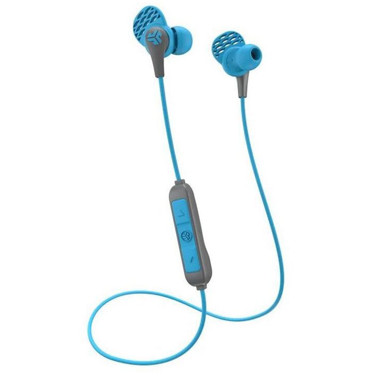 JLAB JBuds Pro Wireless Signature Earbuds, Built-in Microphone, Track Controls, 150 Hours Standby Time, 1.5 Hours Earbud Charging Time - Blue/Gray