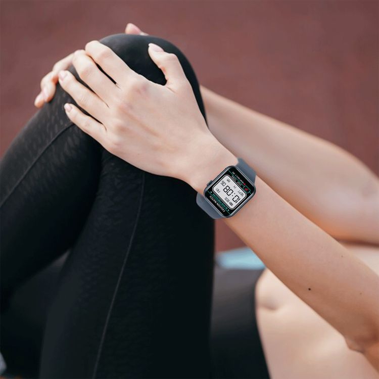 Green Lion Active Pro Smart Watch with Silicone Strap Included, Double Tap Function, Waterproof, Full Round Display, 230mAh Battery Capacity, Long Battery Life - Blue