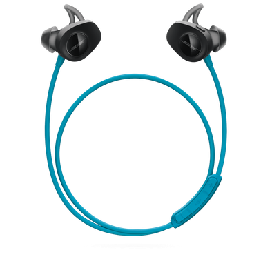 Bose SoundSport In-Ear Headphone, Wireless Earbuds, (Sweatproof Bluetooth Headphones for Running and Sports) 6-hours Battery Life - Blue