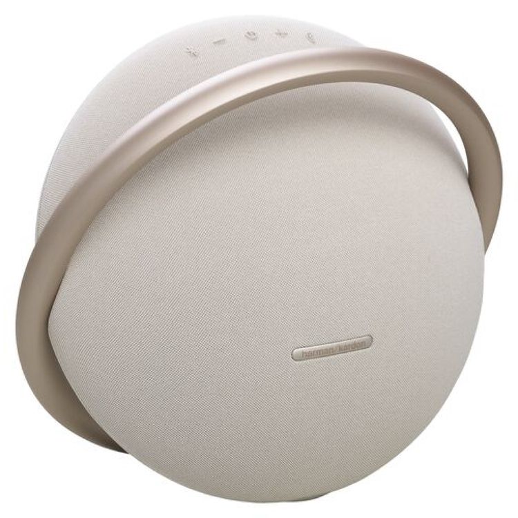 Harman Kardon Portable Bluetooth Speaker Onyx Studio 8 with Elegant Design, Self-Tuning, Eco-friendly Materials, Built-in Dual Microphone, Stereo Sound with Two Speakers - Rose