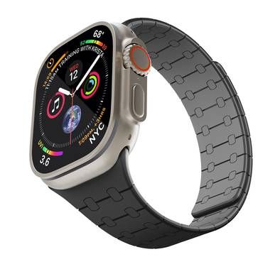Levelo Royallink Silicone Watch Strap Dual-Color for Appl...