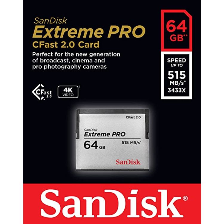 Sandisk Extreme Pro 64 GB Compact Flash Card
