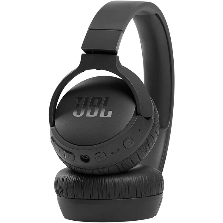 JBL T660 Over-Ear Wireless Bluetooth Headphone wit Noise-Cancelling, Pure Bass, 44-hours Battery Life with ANC on, Hands-free Calls,  Foldable Design - Black