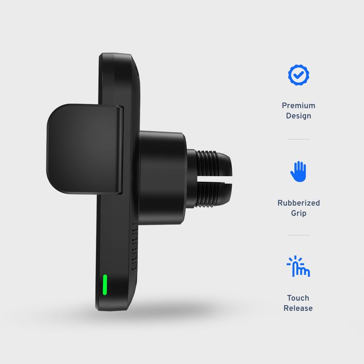  Powerology Fast Wireless Magsafe Mount Holder 15W - Black