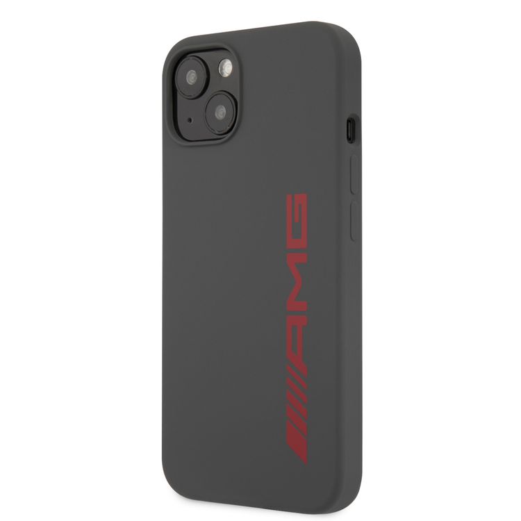 CG MOBILE AMG Liquid Silicone Case with Big Logo Compatible for iPhone 13 (6.1") Easy Access to All Ports, Shock-Absorption, Anti-Scratch, & Drop Protection