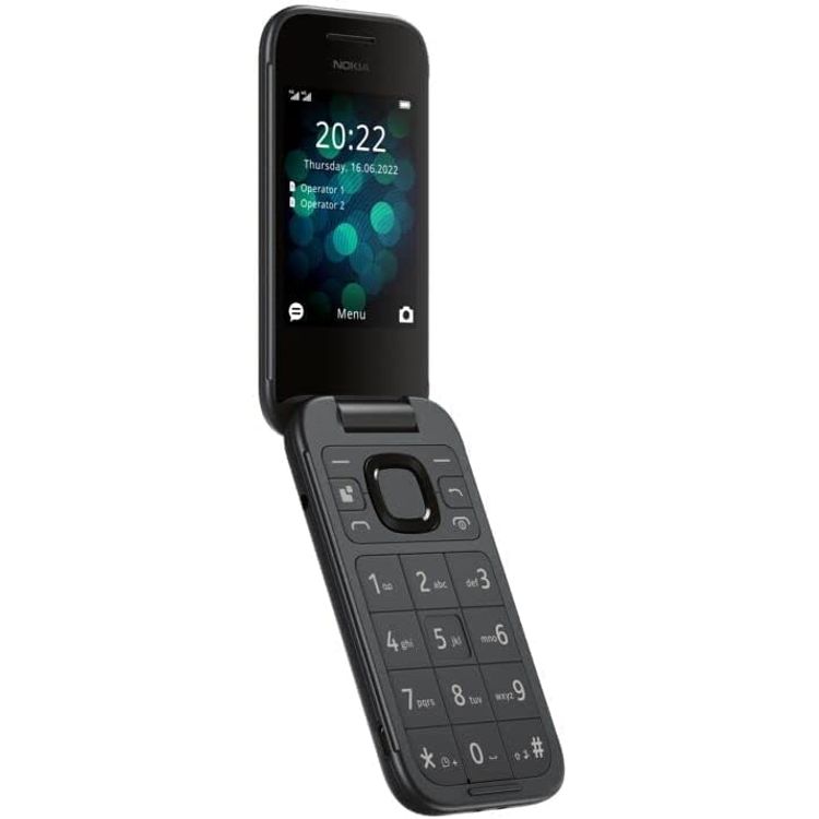 Nokia 2660 Flip 4G, Dual SIM  - Black MIDDLE EAST VERSION